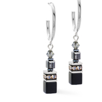 Серьги Coeur de Lion Black-Silver 3021/21-1317