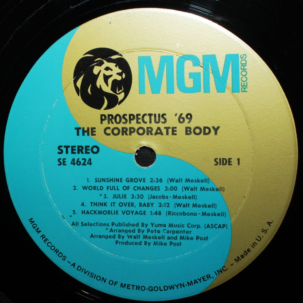 The Corporate Body / Prospectus '69 (LP)