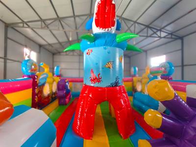 Коммерческий надувной батут "На морском дне" 7*6*5 м