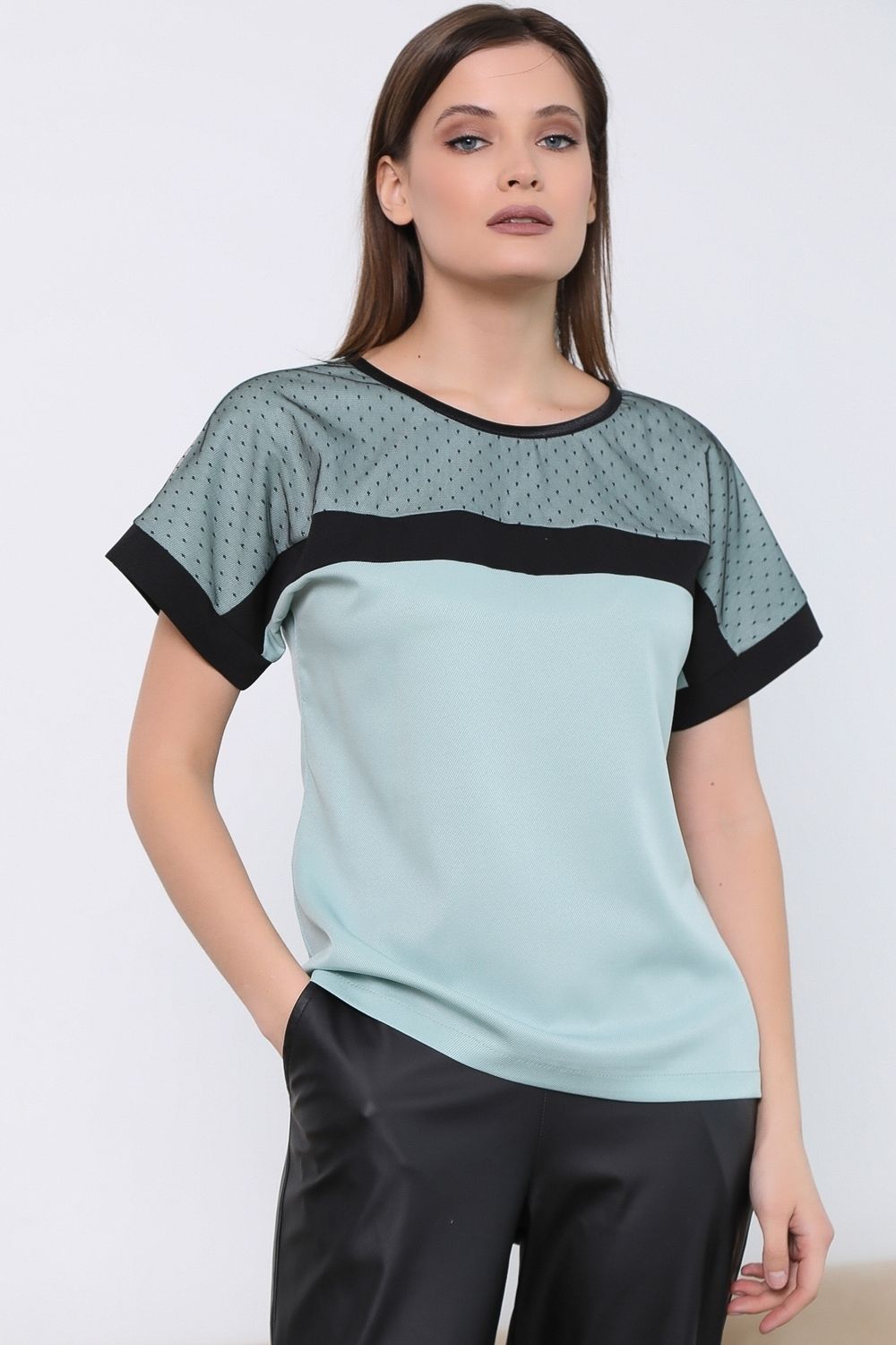 Блуза Тиффани (мята) Diolche