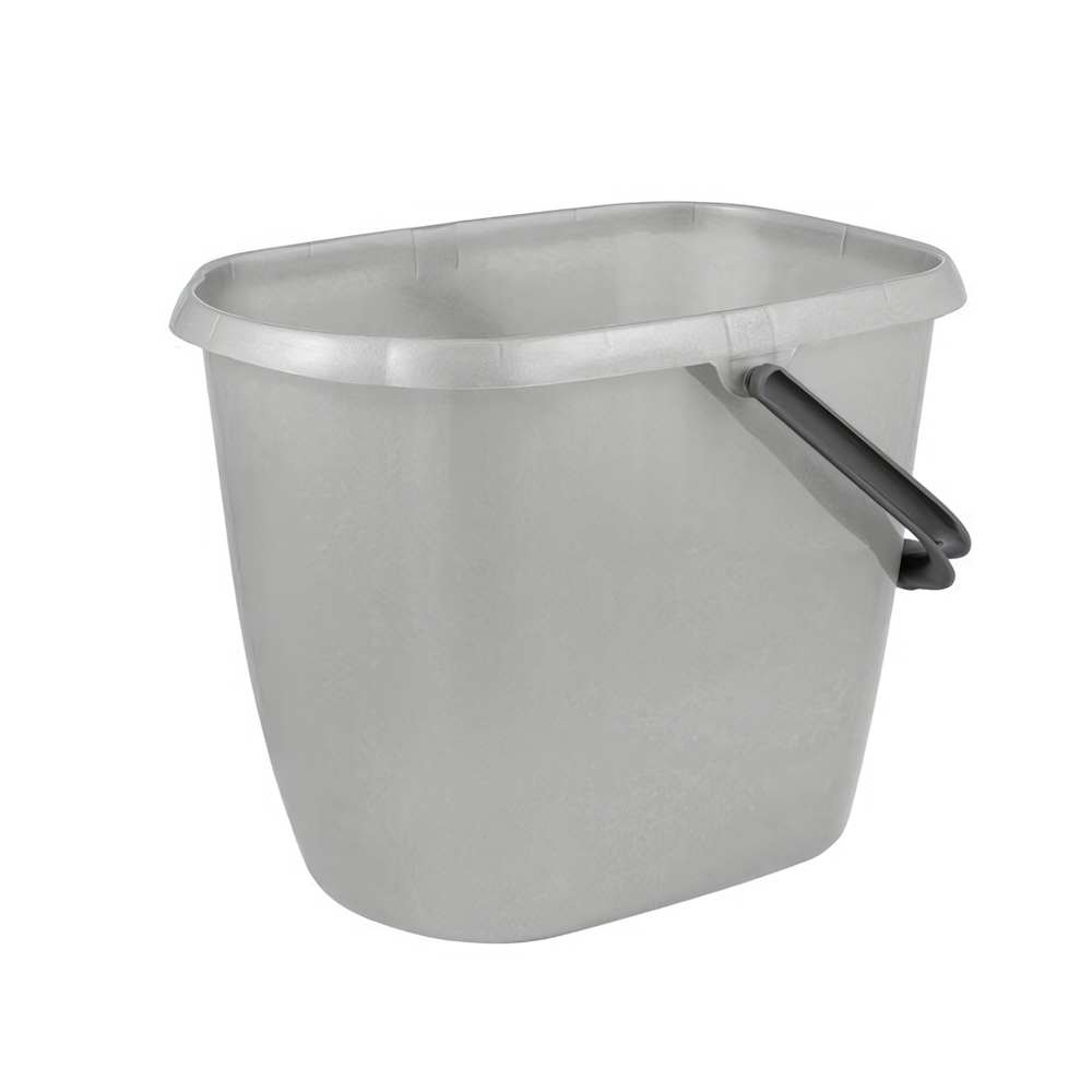 Ведро "Etna" прямоугольное 13л (серый)