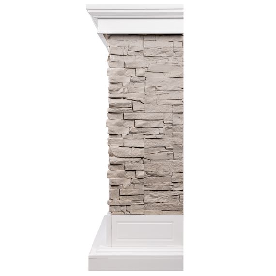 Каминокомплект: Очаг Electrolux EFP/P-2520LS N, портал Florida 25 белый, серый купить в Москве и Московской области по низкой цене с доставкой по России — (2) Каминокомплект: Очаг Electrolux EFP/P-2520LS N, портал Florida 25 белый, серый — (2)