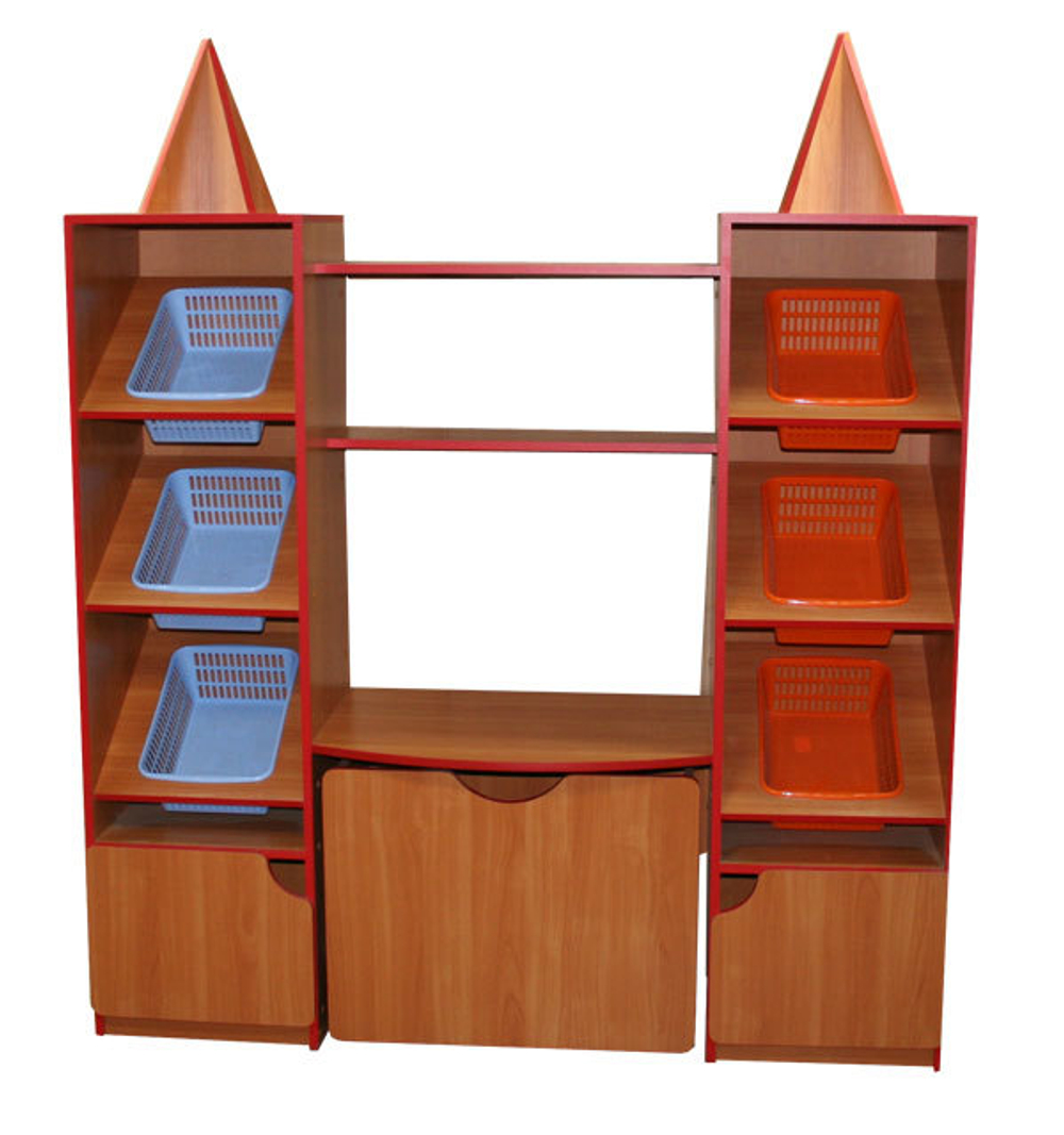 Строительный уголок "Башни" с корзинами