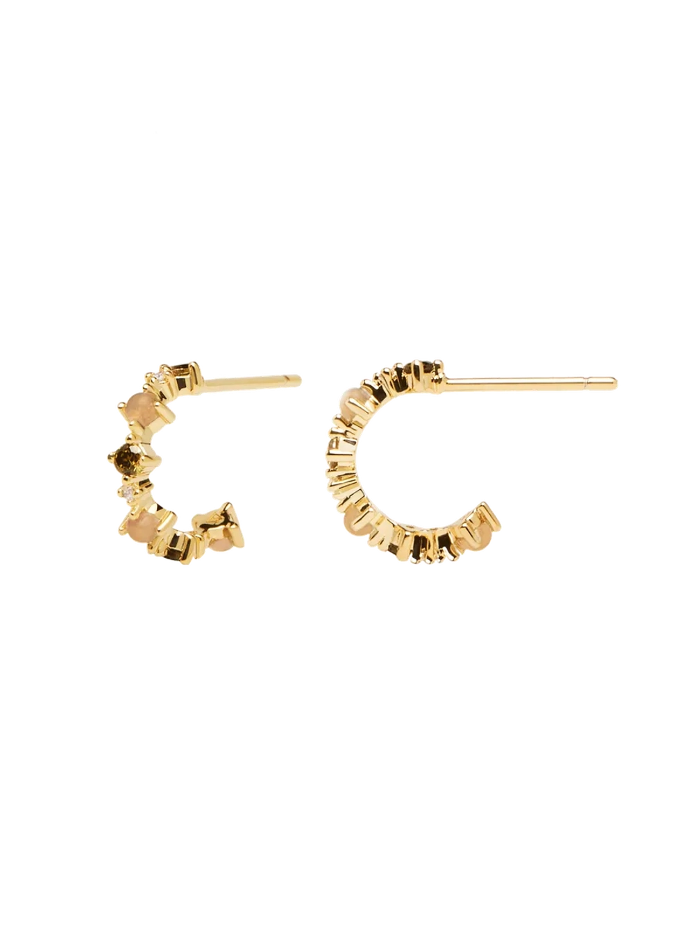 Серьги Glory серебро 925 пробы покрытое золотом