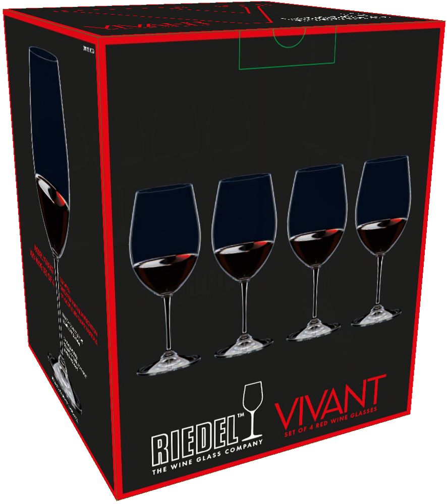 Riedel Набор бокалов для красного вина Vivant 560мл - 4шт