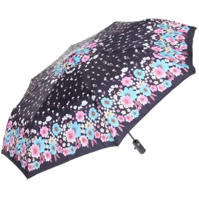 Зонт женский полуавтомат «Эфес», микс 6 цветов, 8 спиц, d-100см, длина в слож. виде 30см