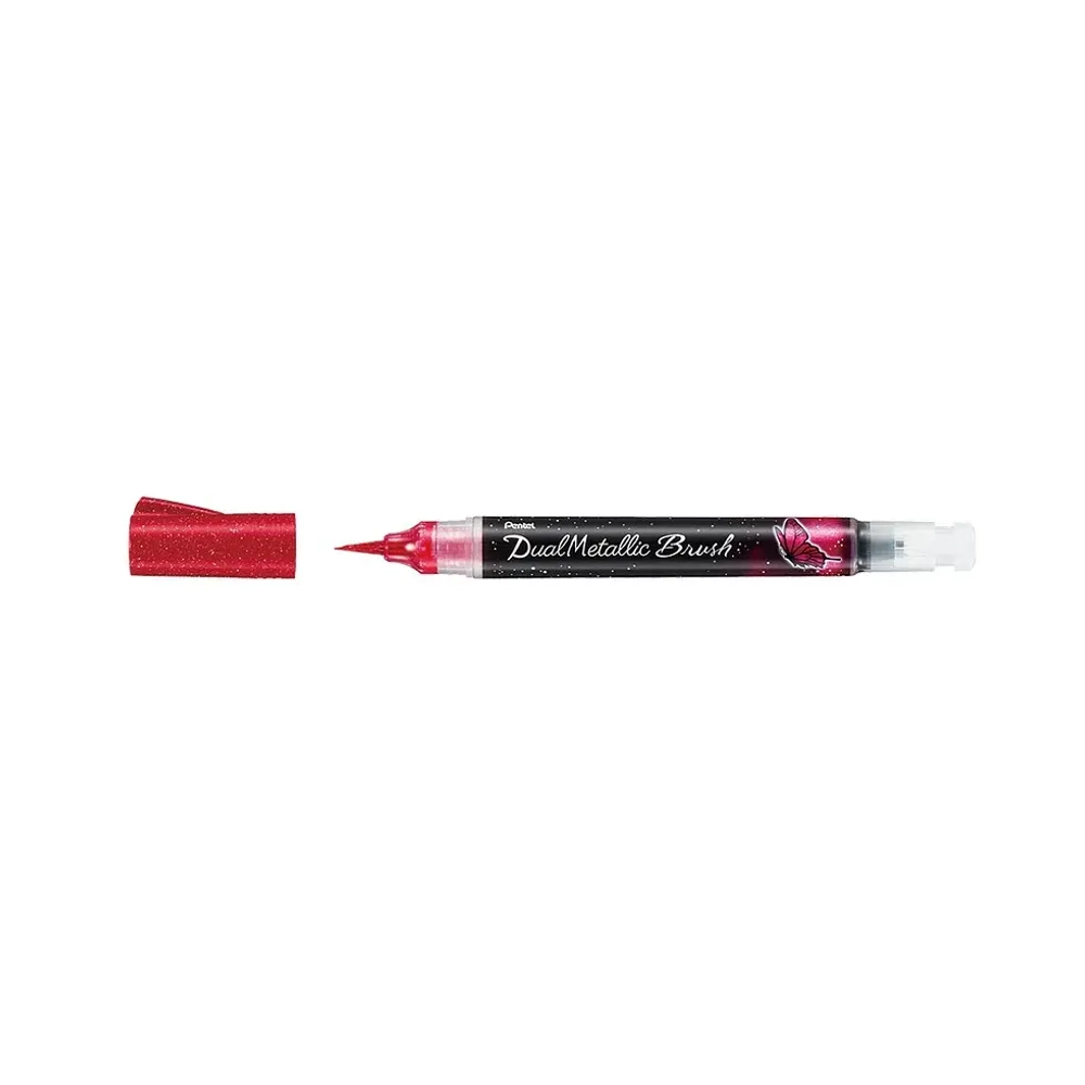 Pentel Dual Metallic Brush (Pink + metellic pink)