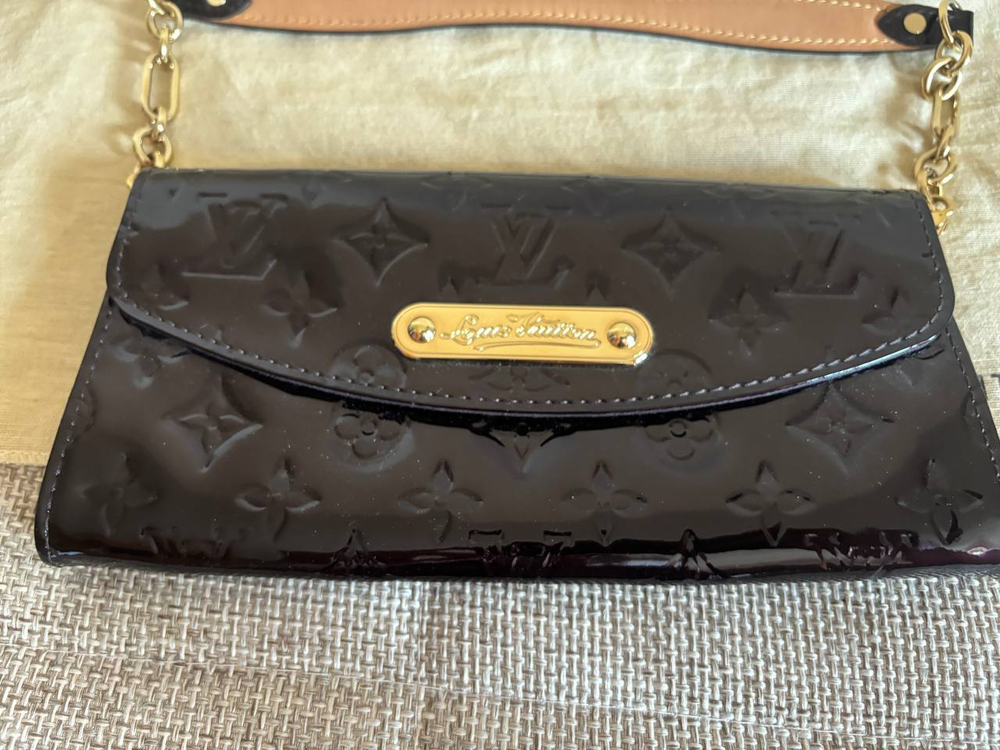 Сумка Louis Vuitton Amarante Monogram Vernis Sunset Boulevard bag
