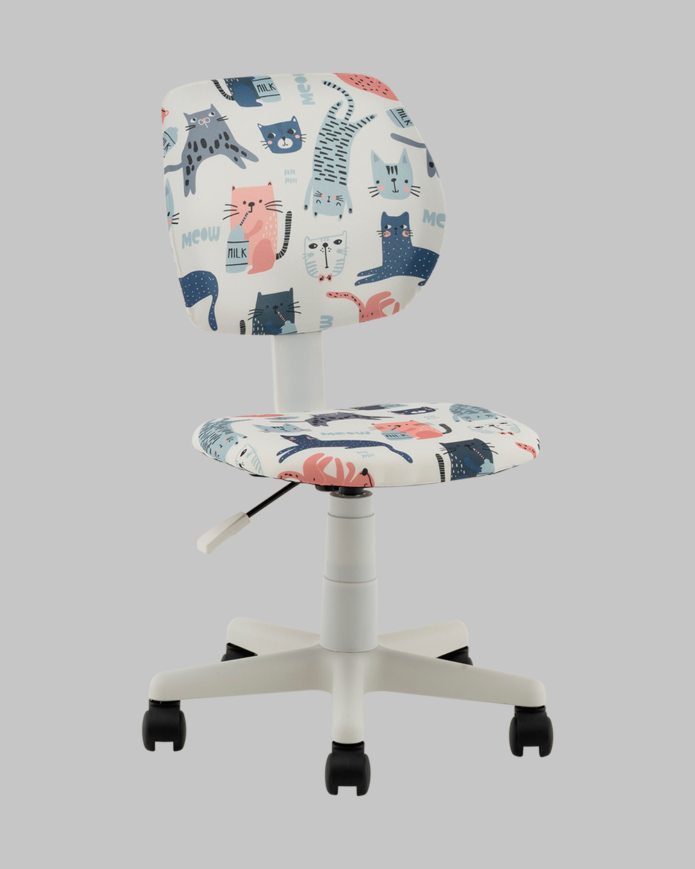 Кресло ЛОЛО Cats пластик белый