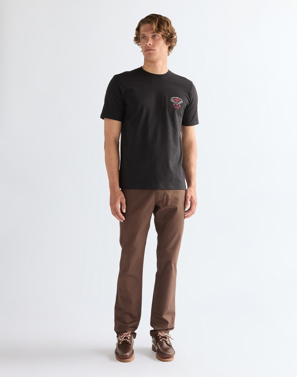 Футболка мужская WRANGLER SMALL AMERICANA TEE BLACK