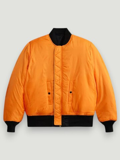 Куртка Бомбер - MA-1 Flight Jacket (черная - black)