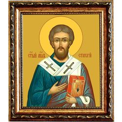 Стахий Святой апостол, епископ Византийский. Икона на холсте.