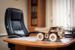 Белаз 75600 от Eco Wood Art - Деревянный конструктор, сборная механическая модель, 3D пазл