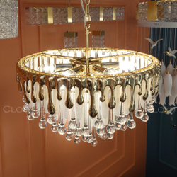 Люстра Cloyd CAPULETTI C9 / Ø49 см - золото (арт.11204)