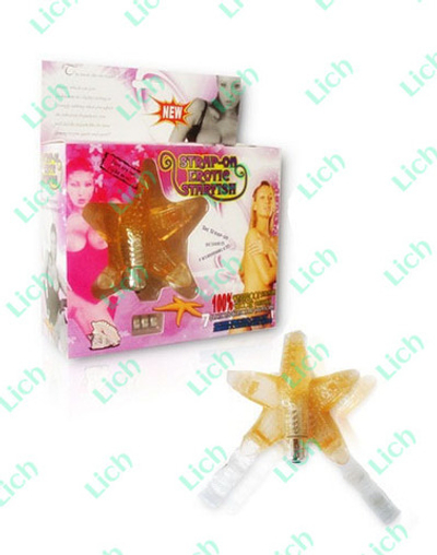 Золотистый вибромассажер для стимуляции клитора