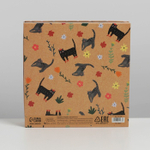 Коробка складная «Кошки», 26 х 26 х 8 см