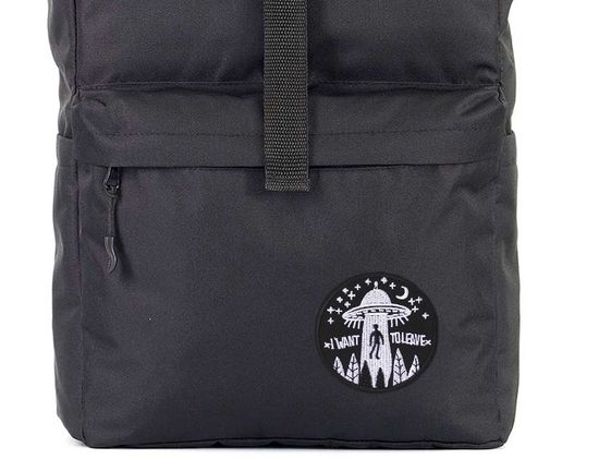 Нашивка термоаппликация на одежду и на рюкзак. I want to leave, НЛО, космос