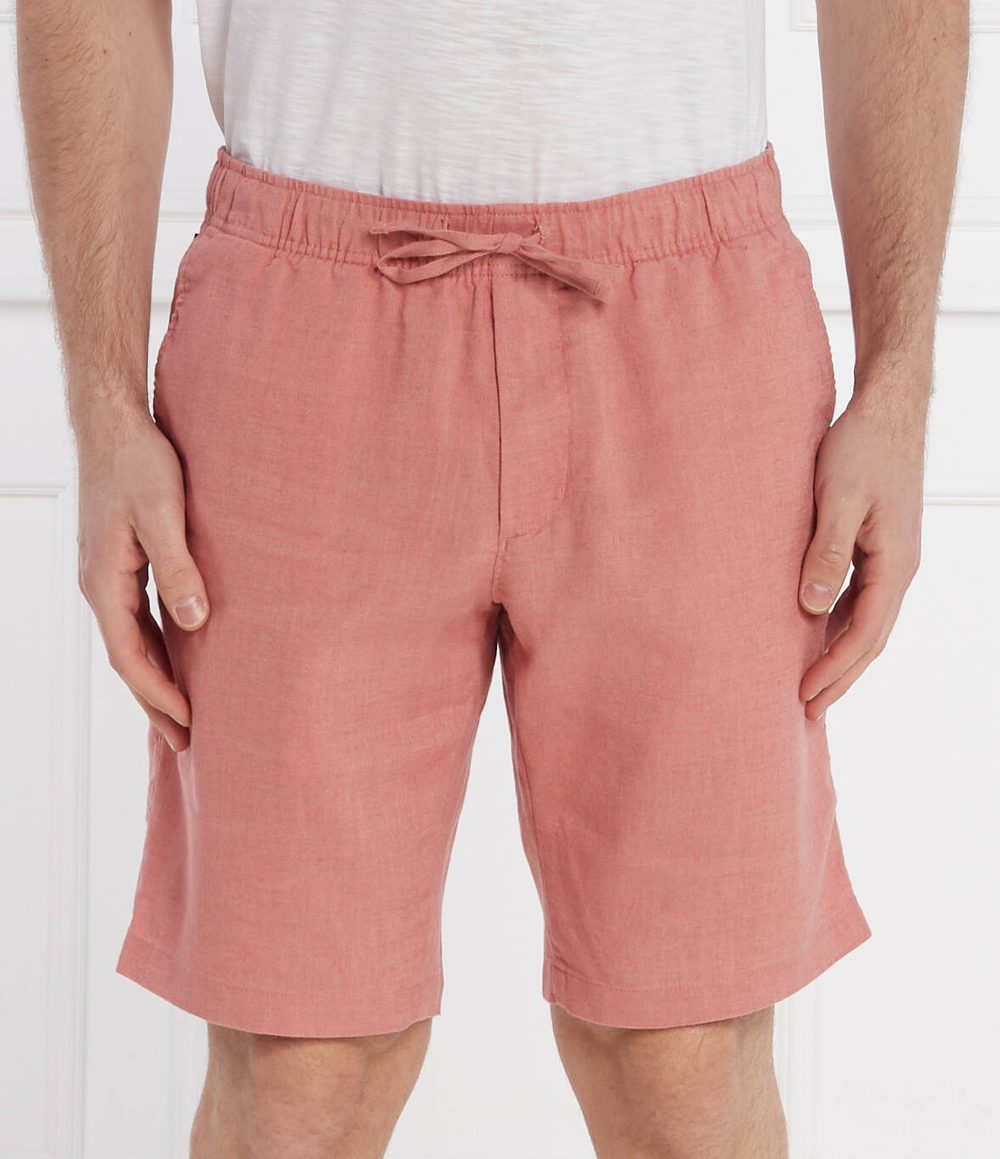 Льняное шорты HARLEM Tommy Hilfiger - лососевый(MW0MW34498)