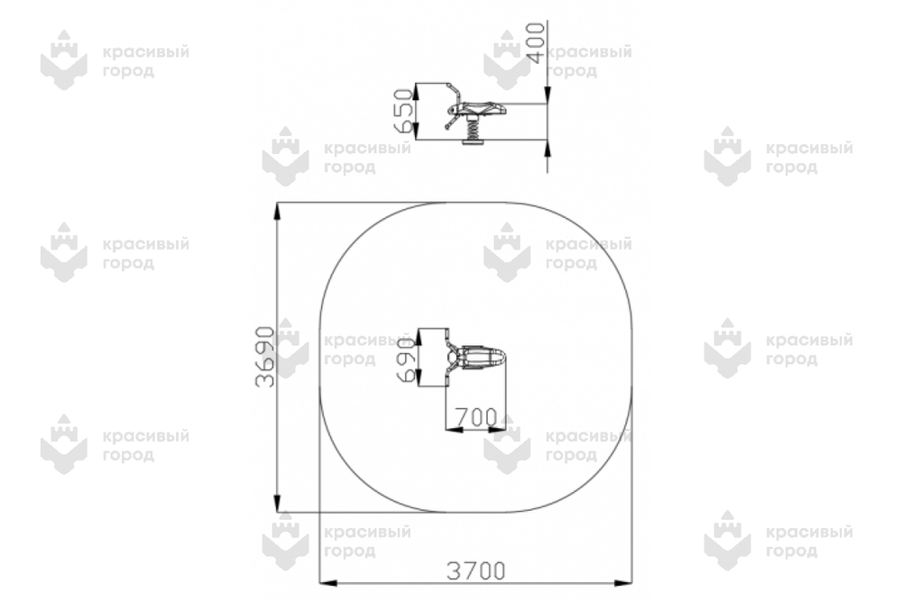 Качалка уличная