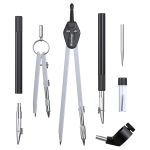 Готовальня 8 предметов, циркуль 135мм Berlingo Expert, пластиковый футляр