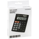 Калькулятор настольный Citizen 10 разрядов SDC-022SR двойное питание 127х88х33мм черный