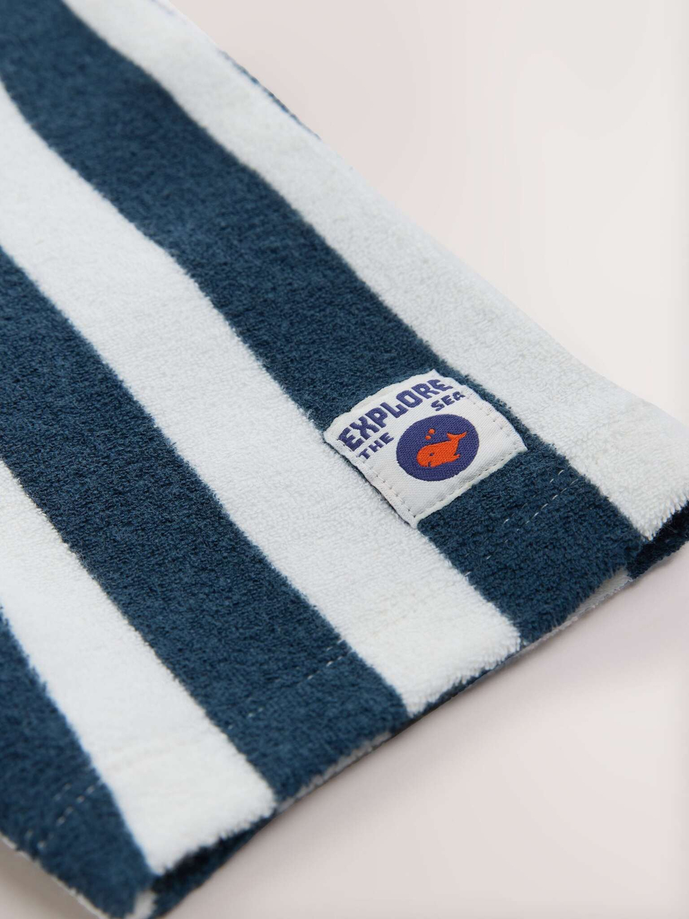 Комбинезон махровый пляжный для мальчика Next E92-311, Синий, Белый