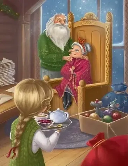 А Дед Мороз-то ненастоящий!