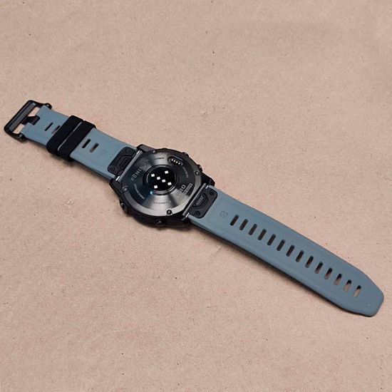 Ремешок силиконовый двухцветный 26 мм для Garmin Fenix 7x/6x/5x/5x plus/3, Descent, Tactix, Enduro, D2,  Instinct 2X