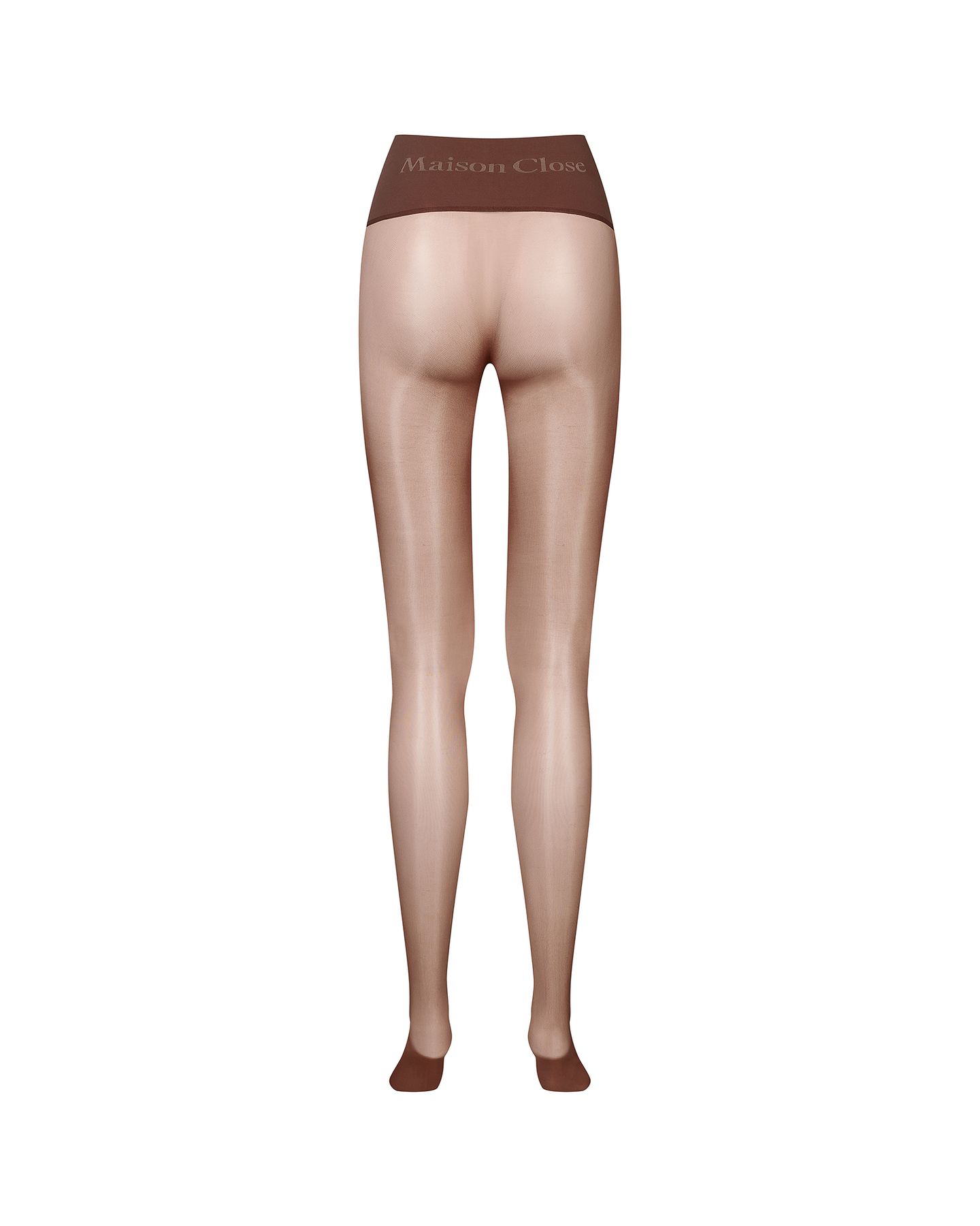 колготки Collant seamless indemaillable - dark nude коричневые