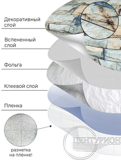 Самоклеящиеся обои Бретань 500*2800*2 мм