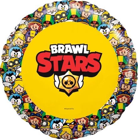 Круг "Brawl Stars" желтый