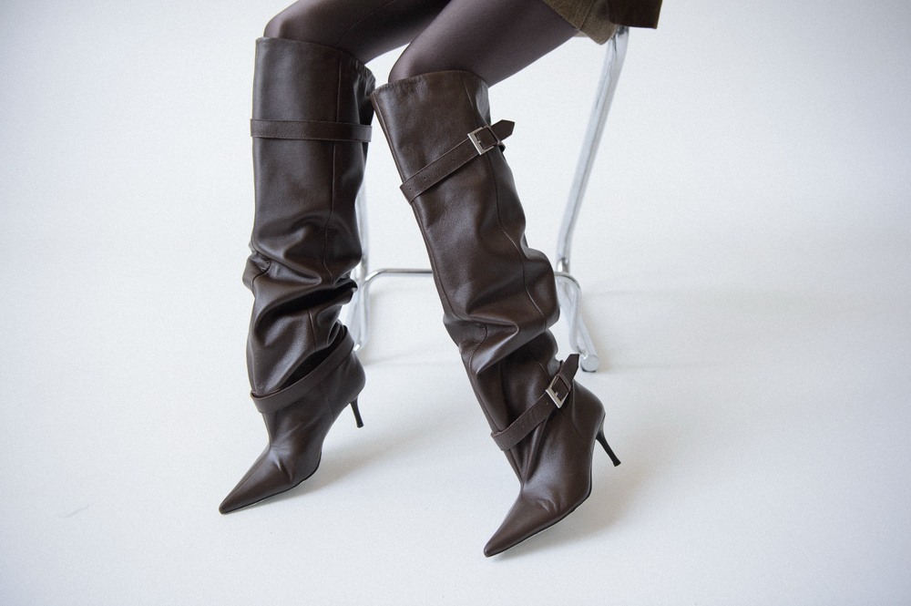 Сапоги с широким голенищем WISPER