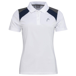 Женское поло Head Club 22 Tech Polo Shirt W - белый