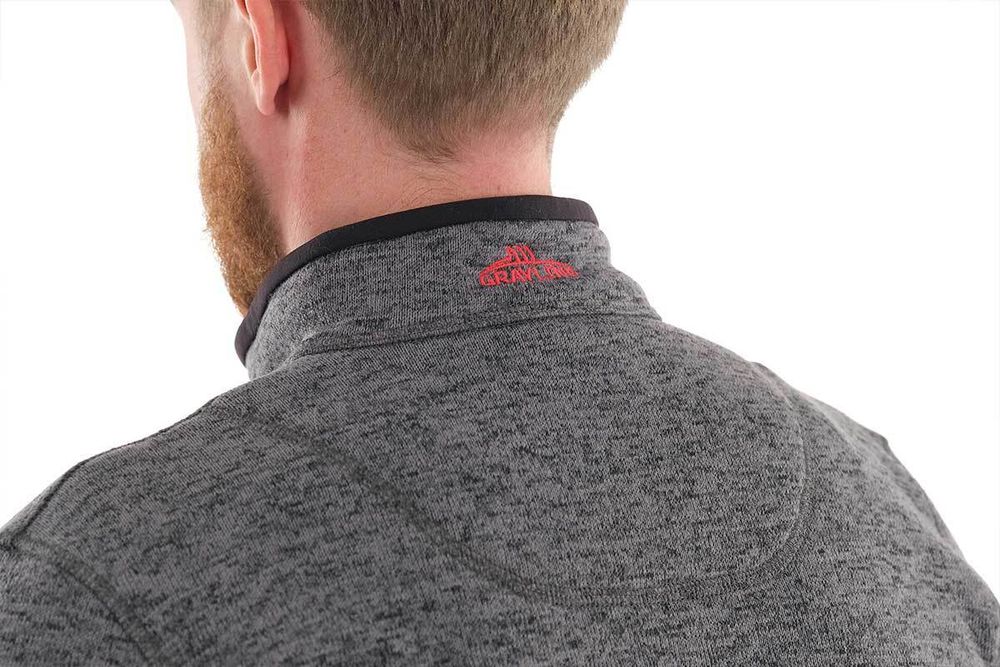 Флисовая толстовка Фьорд (вязанка, серый) Novatex