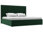 Кровать интерьерная Афродита 200, Зеленый, Велюр, 120605