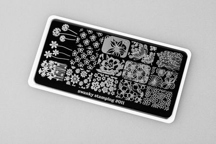 Swanky Stamping Пластина для стемпинга 011