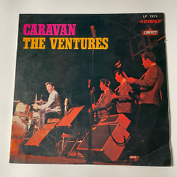 Винтажная виниловая пластинка LP The Ventures Caravan (Japan 1965) (No Obi) (Red Wax Vinyl)