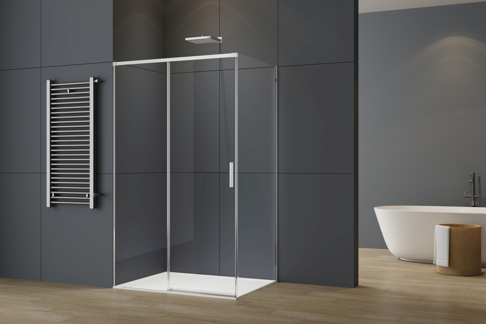 Душевой уголок Soft 2 VSR-3SO28014CL, 1400*800, хром, стекло прозрачное