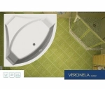 Ванна акриловая Vagnerplast Veronela 140x140