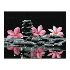 Almaz qaşlarla mozaika \ Алмазная мозаика \ Diamond painting ТРИ СОВЫ "Спокойствие", 40*50см, холст на деревянном подрамнике, картонная коробка