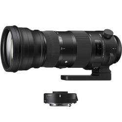 Объектив Sigma AF 150-600mm f/5.0-6.3 Sports + TC-1401 Teleconverter Canon , черный