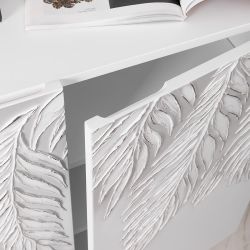 Комод Тропик Стайл с 2 полками Айс Сильвер