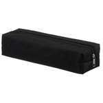 Пенал-косметичка Basir без наполнения, 21,5*6*5 см, серия "Строгий", 1 отделение на молнии, чёрный цвет