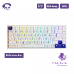 AKKO 3084B Plus Black&Gold 3 Modes RGB Hot Swap  V3 Cream Yellow Switch,ASA profile keycap