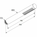 Душевая система Kludi Bozz 386585376 белая матовая