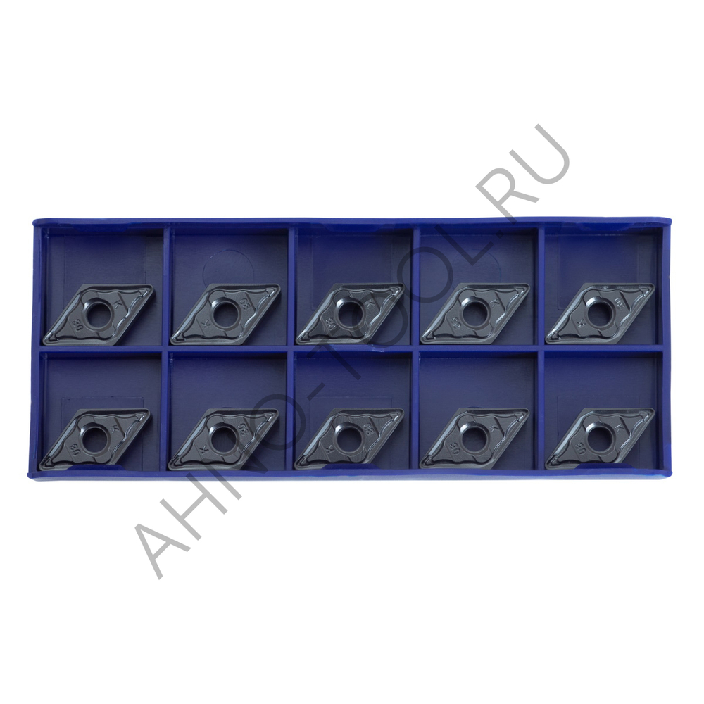 Пластина твердосплавная ISO DNMG110408-PMA ACP20B AHNO по стали, получистовая