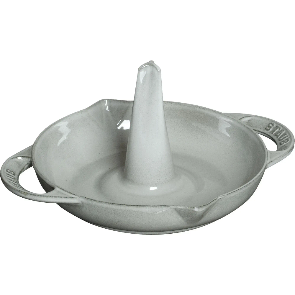 STAUB Жаровня для курицы 24 см, серая
