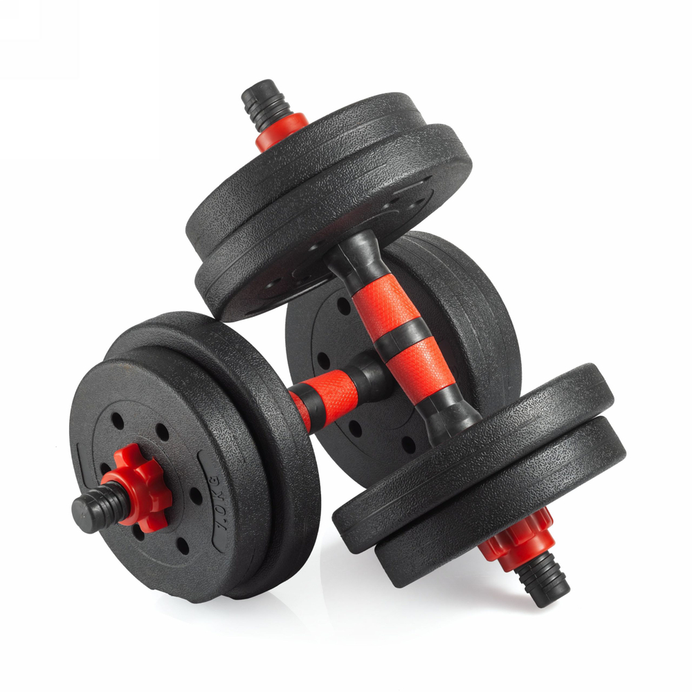 Гантели разборные с грифом, 10 кг. (2 шт. х 5 кг.) VictoryFit VF-DС100
