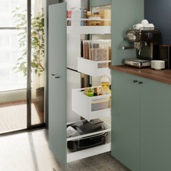 IKEA 365+ Контейнер/кастрюля для сухих продуктов, прозрачный/белый, 2,3 л