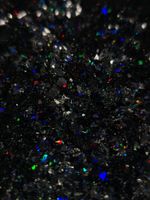 Хлопья - слюда Чёрный голографик - 88815 - для литья изделий и творчества